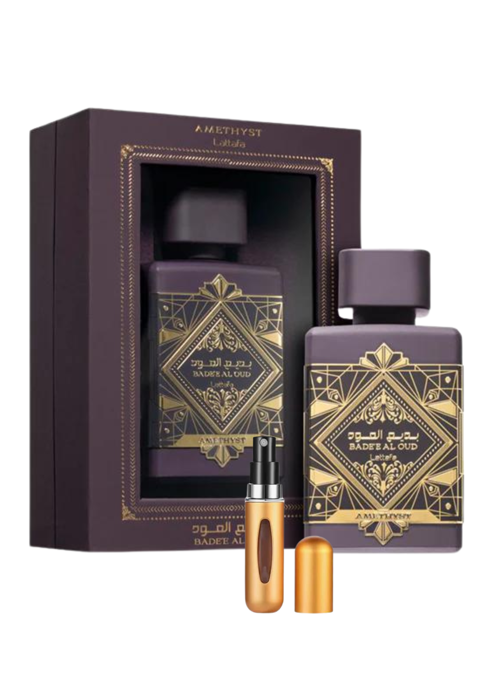 Oud Amethyst Lattafa Con Estuche Lujo