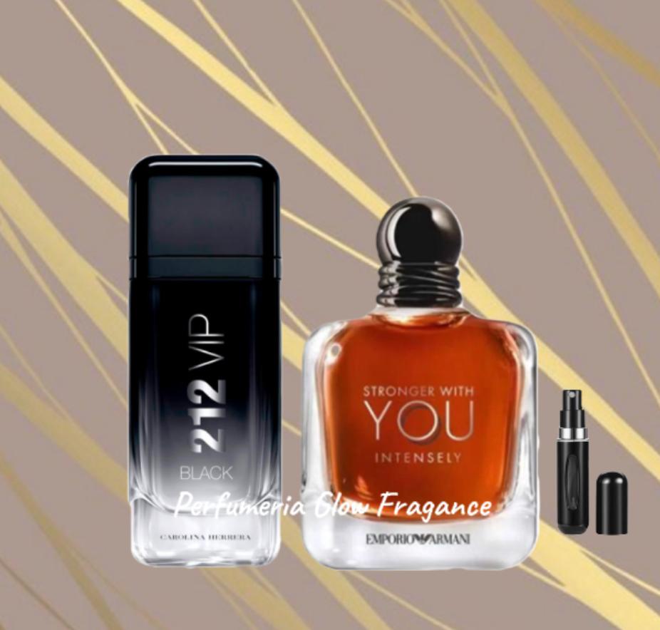 Duo 212 Vip Black + Stronger Intensely x100ml c/u