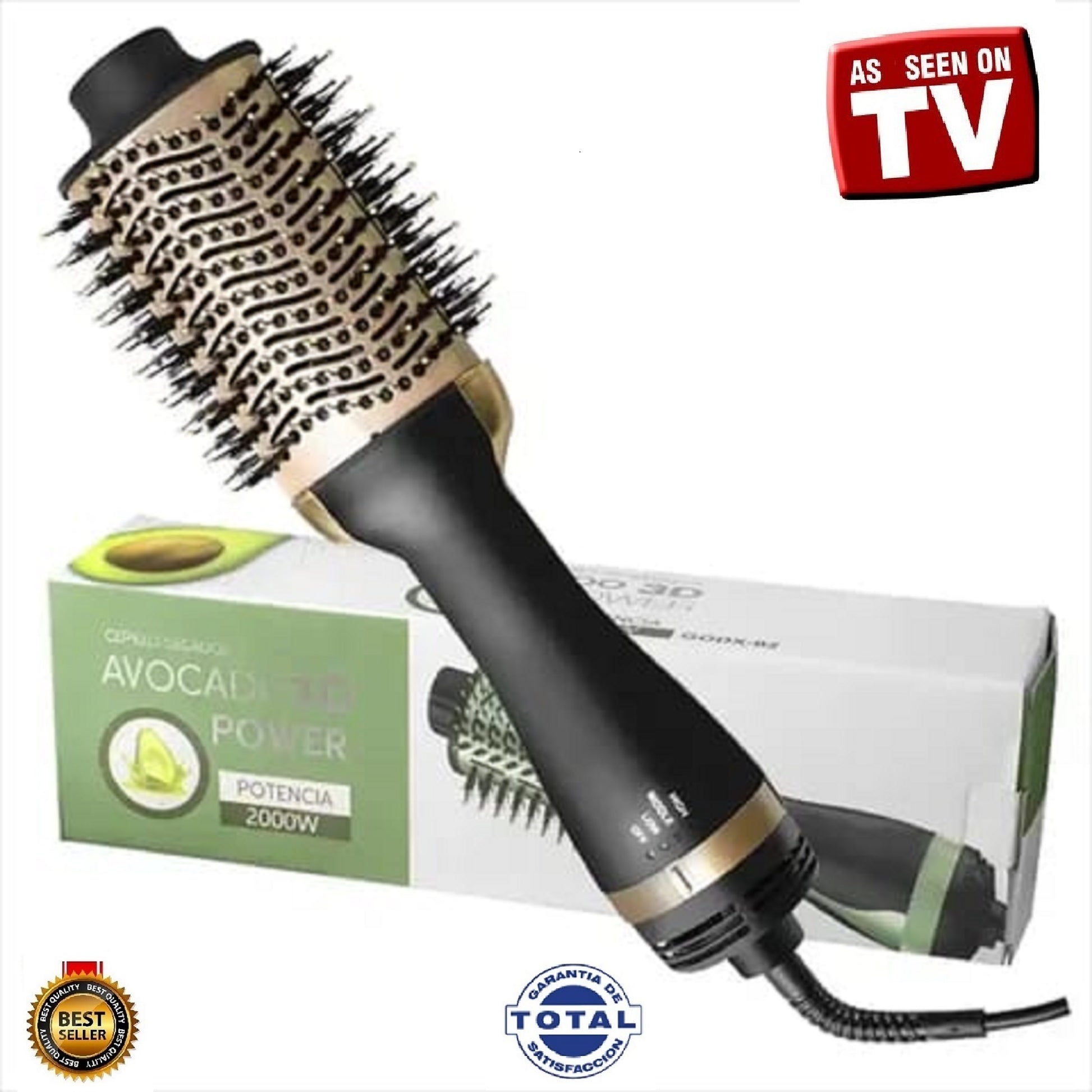 Cepillo Secador Voluminizador Aguacate