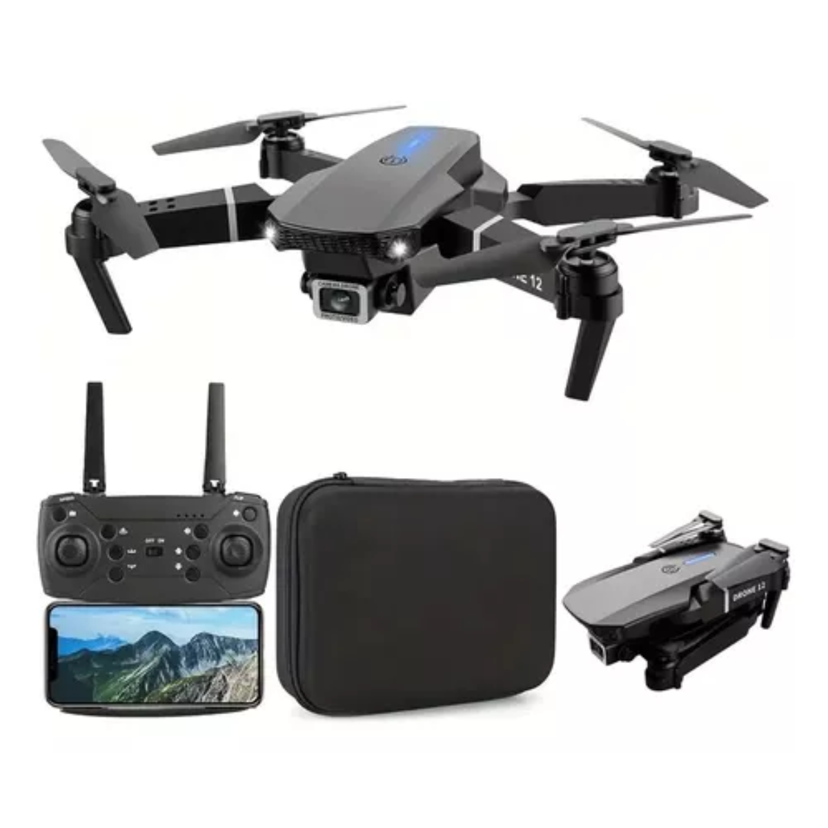 Dron E88 Pro max Plegable con cámara 4k